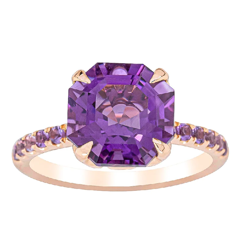 Best Jewelry Sale Prices – Limited-Time Offer 18ct Rose Gold Amethyst Octavus Ring Best Jewelry Sale Prices – Limited-Time Offer 18ct Rose Gold Amethyst Octavus Ring