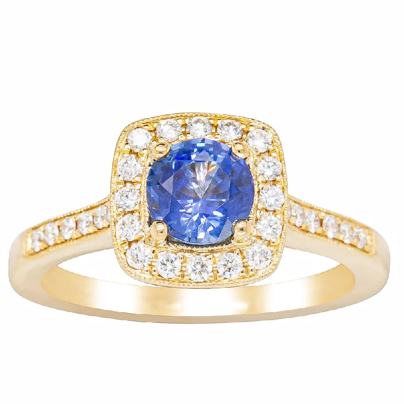 Handcrafted Jewelry Sale – Unique Designs At Low Prices 18ct Yellow Gold 1.05ct Sapphire & Diamond Aurora Ring Handcrafted Jewelry Sale – Unique Designs At Low Prices 18ct Yellow Gold 1.05ct Sapphire & Diamond Aurora Ring