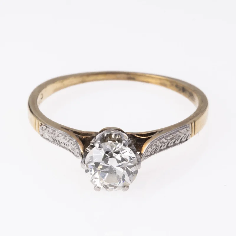 Elegant Necklaces And Bracelets At Limited-Time Offers Art Deco 18K Yellow and White Gold Old European Diamond Ring | 0.38 ct | SZ | Elegant Necklaces And Bracelets At Limited-Time Offers Art Deco 18K Yellow and White Gold Old European Diamond Ring | 0.38 ct | SZ |