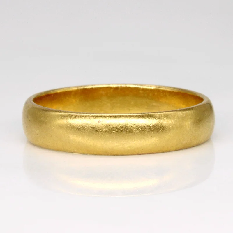 Clearance Sale On High-End Jewelry Collections 22k Yellow Gold Band | SZ 8.75 |
