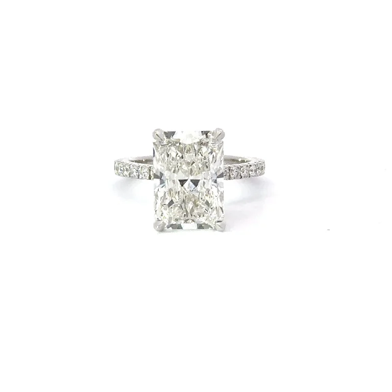 Buy More, Save More – Special Jewelry Discounts 5.16 Radiant Lab Diamond Engagement Ring with Signature Setting | Engagement Ring Wednesday Buy More, Save More – Special Jewelry Discounts 5.16 Radiant Lab Diamond Engagement Ring with Signature Setting | Engagement Ring Wednesday