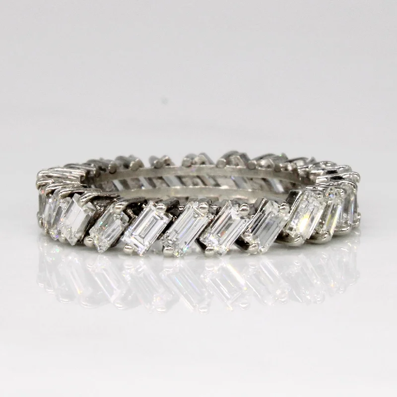 Timeless Jewelry At Special Discount Rates Baguette Cut Diamond Eternity Ring | 2.50ctw SI1/2 I/J | SZ 6.25 | Timeless Jewelry At Special Discount Rates Baguette Cut Diamond Eternity Ring | 2.50ctw SI1/2 I/J | SZ 6.25 |