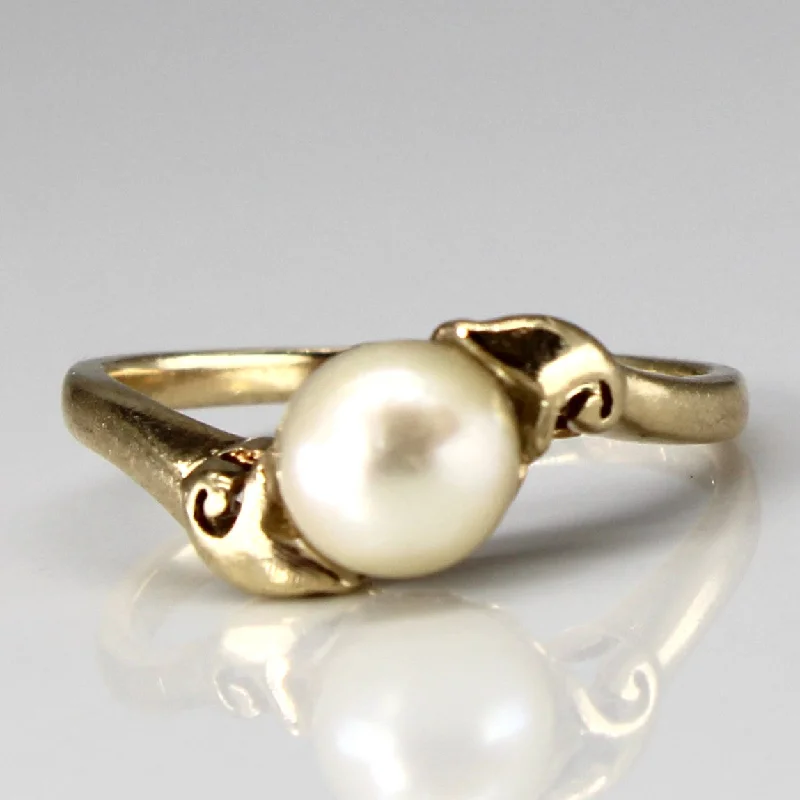 Flash Sale On Exquisite Jewelry – Don't Miss Out Bypass Pearl Ring | SZ 5.75 |
