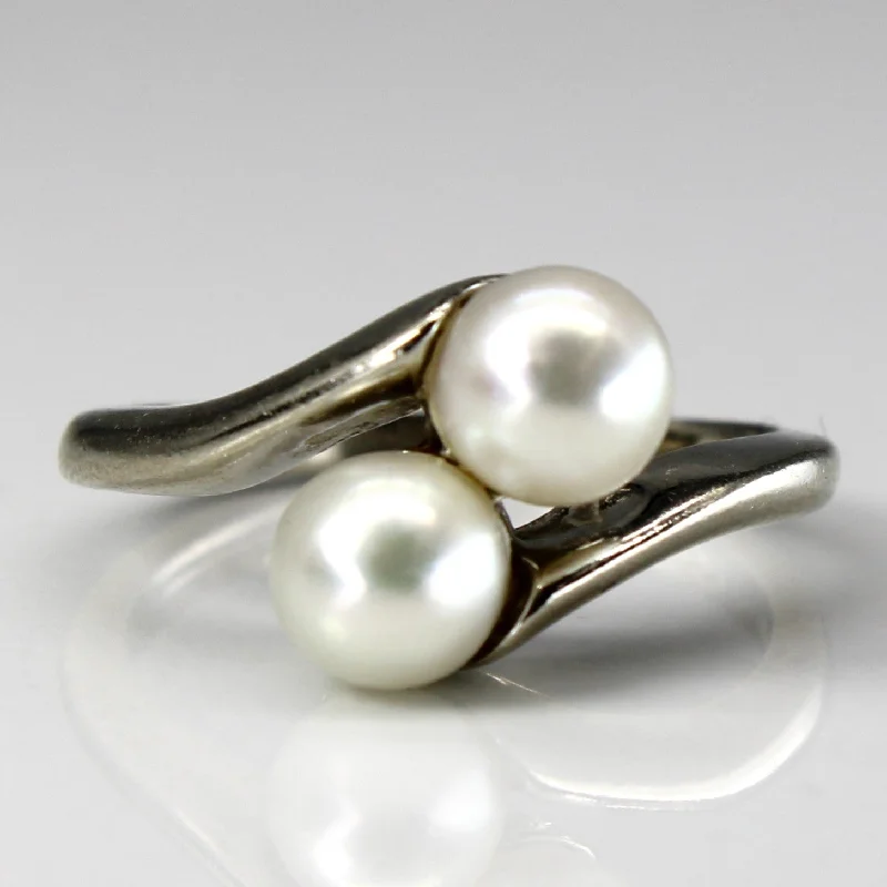 Adjustable Charm Bracelets For A Perfect Fit Bypass Two Stone Pearl Ring | SZ 4.25 |