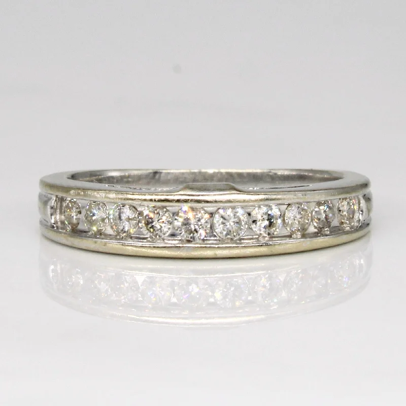 Discounted Luxury Jewelry – Shine Without The Splurge Channel Set Diamond Ring | 0.35ctw | SZ 5.75 |