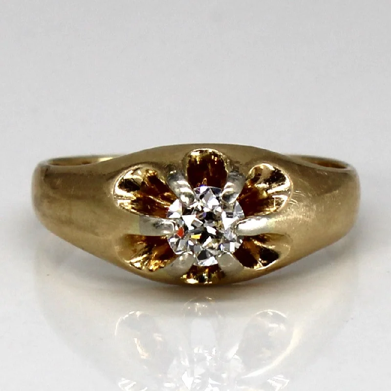 Jewelry Deals That Outshine The Rest Belcher Set Solitaire Diamond Vintage 14k Ring | 0.30ct | SZ 6 | Jewelry Deals That Outshine The Rest Belcher Set Solitaire Diamond Vintage 14k Ring | 0.30ct | SZ 6 |