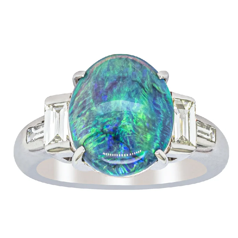 Must-Have Jewelry Pieces At Reduced Prices Deja Vu Platinum 3.41ct Opal & Diamond Ring Must-Have Jewelry Pieces At Reduced Prices Deja Vu Platinum 3.41ct Opal & Diamond Ring