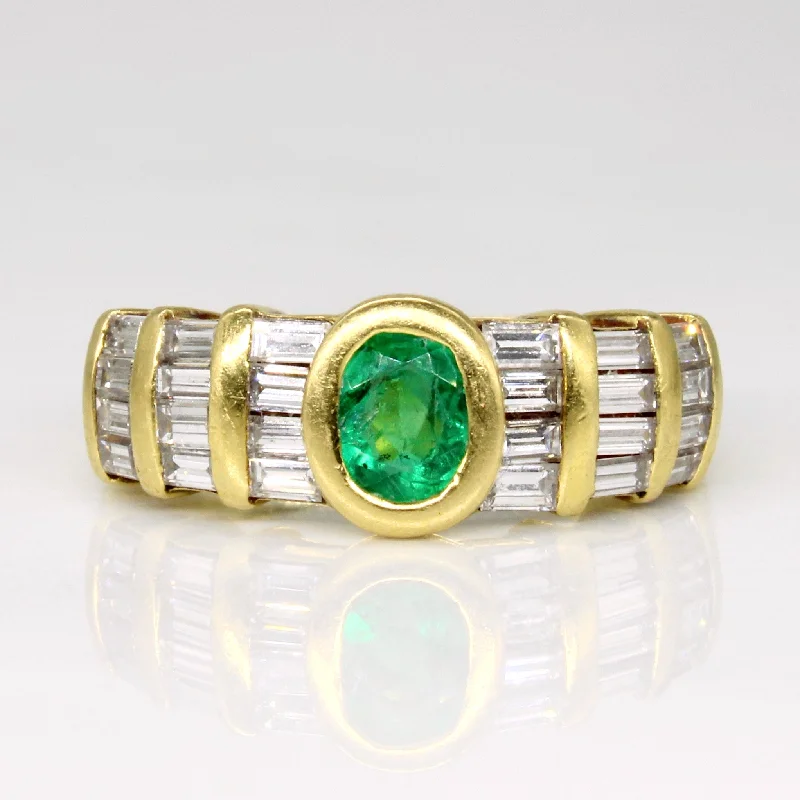 Bestselling Jewelry At Special Promotional Rates Diamond & Emerald Ring | 0.75ctw, 0.40ct | SZ 5.75 | Bestselling Jewelry At Special Promotional Rates Diamond & Emerald Ring | 0.75ctw, 0.40ct | SZ 5.75 |