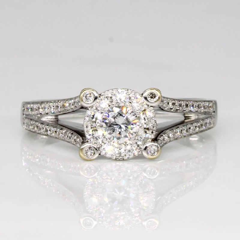 Huge Savings On Timeless Jewelry Collections Diamond Engagement Ring | 0.62ctw | SZ 7.75 |