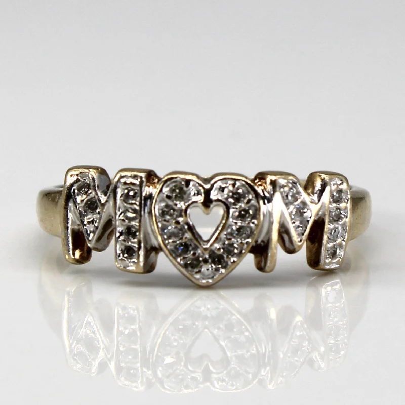 Don't Miss Our Biggest Jewelry Sale Of The Season Diamond Mom Ring | 0.10ctw | SZ 7 | Don't Miss Our Biggest Jewelry Sale Of The Season Diamond Mom Ring | 0.10ctw | SZ 7 |