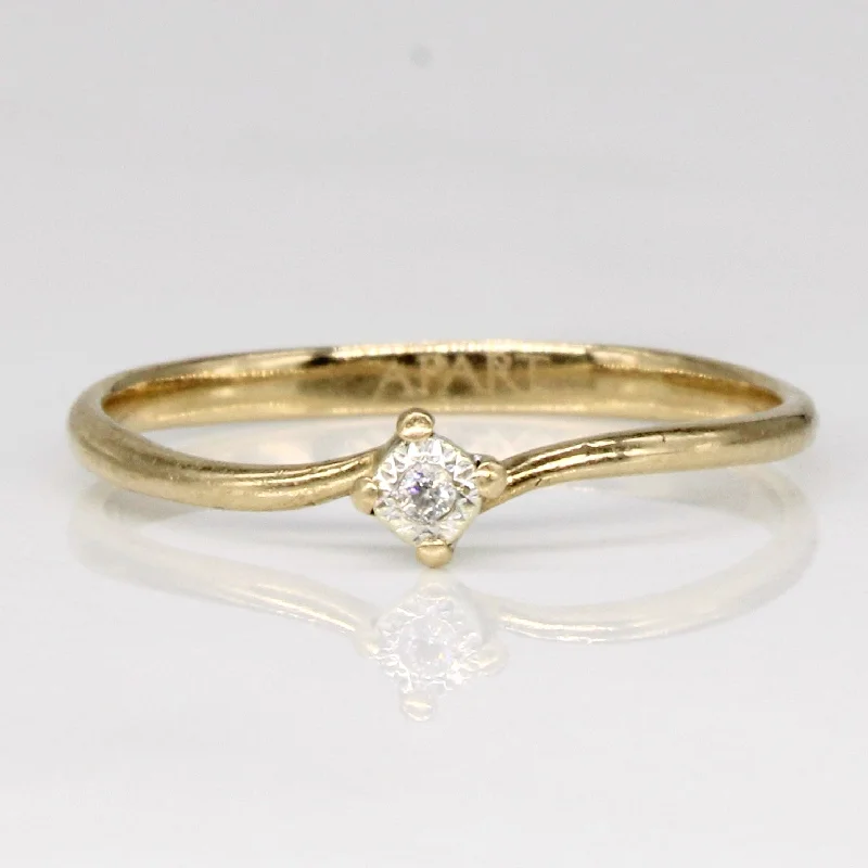 Elegant Jewelry At Unbeatable Offers – Shop Before It's Gone Illusion Set Diamond Ring | 0.01ct | SZ 5.25 |