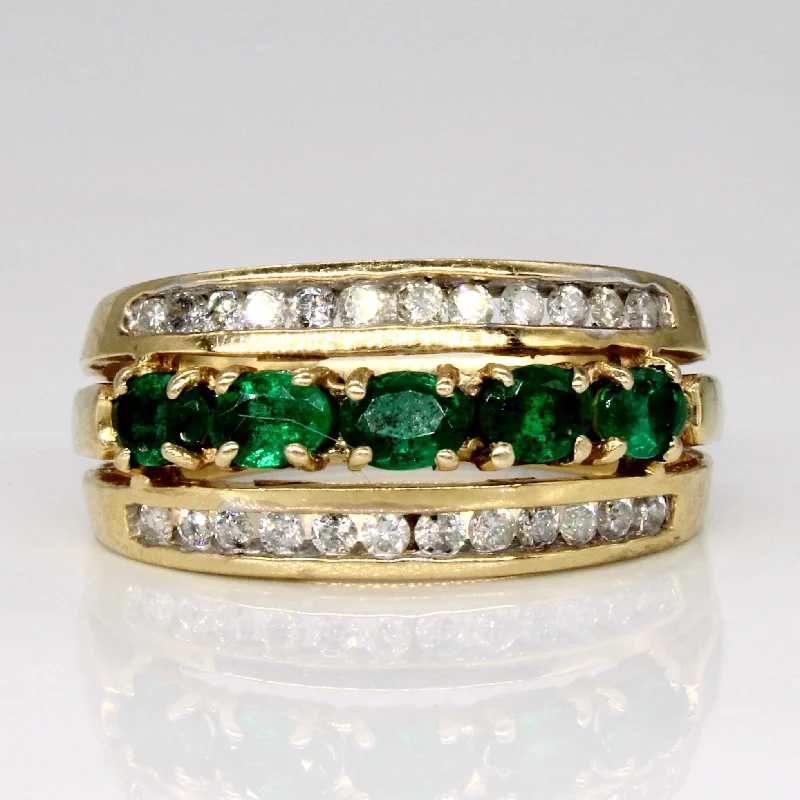 Grab Exquisite Jewelry At The Lowest Prices Emerald & Diamond Ring | 0.60ctw, 0.36ctw | SZ 7 | Grab Exquisite Jewelry At The Lowest Prices Emerald & Diamond Ring | 0.60ctw, 0.36ctw | SZ 7 |