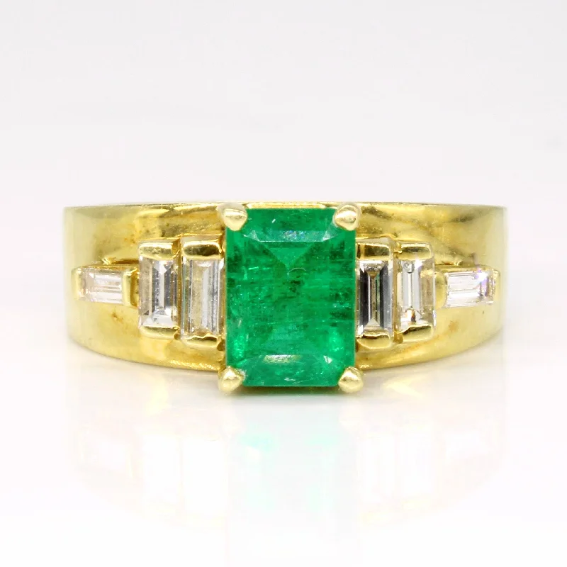 Exclusive Jewelry Offers – Shine For Less Emerald & Diamond Ring | 1.03ct, 0.26ctw | SZ 6 | Exclusive Jewelry Offers – Shine For Less Emerald & Diamond Ring | 1.03ct, 0.26ctw | SZ 6 |