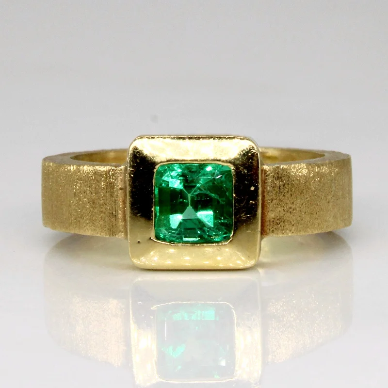 Make Your Outfit Shine With Discounted Jewelry Emerald Ring | 0.75ct | SZ 5.5 |