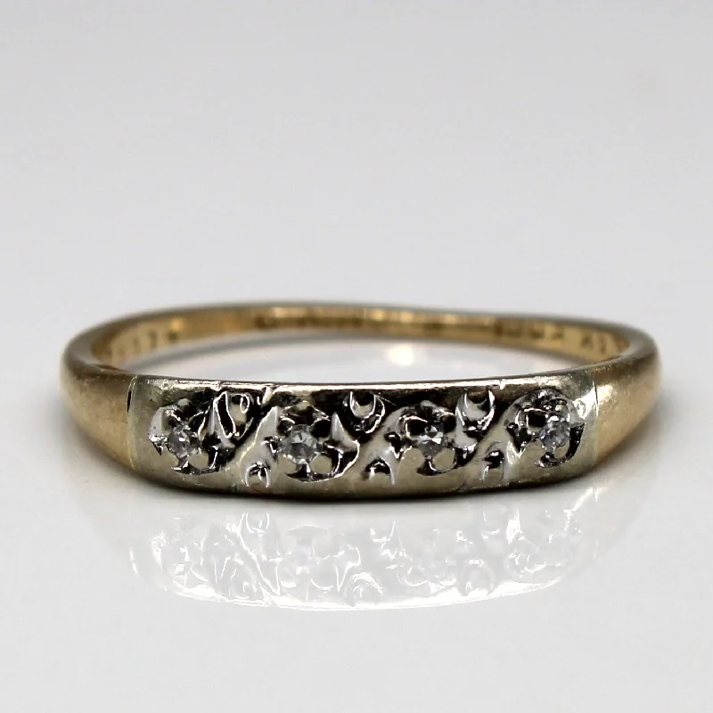 Don't Miss Out On Bestselling Jewelry At Special Prices Four Stone Diamond Ring | 0.04ctw | SZ 6.25 |