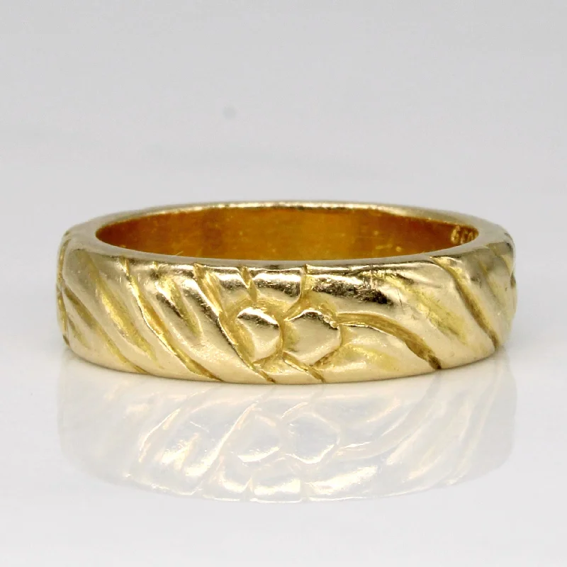 Elegant Designs, Unbeatable Discounts – Shop Jewelry Now 'George Jensen' 14k Yellow Gold Carved Vintage Band | SZ 5.75 | Elegant Designs, Unbeatable Discounts – Shop Jewelry Now 'George Jensen' 14k Yellow Gold Carved Vintage Band | SZ 5.75 |