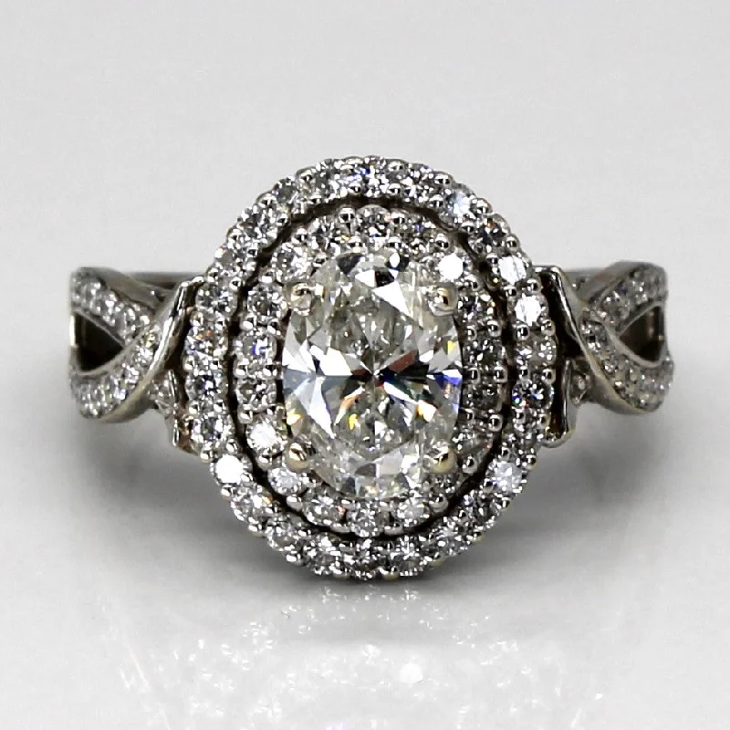 Exclusive Jewelry Sale – Limited-Time Discounts Halo Diamond Engagement Ring | 1.73ctw VVS2 G | SZ 4.75 | Exclusive Jewelry Sale – Limited-Time Discounts Halo Diamond Engagement Ring | 1.73ctw VVS2 G | SZ 4.75 |