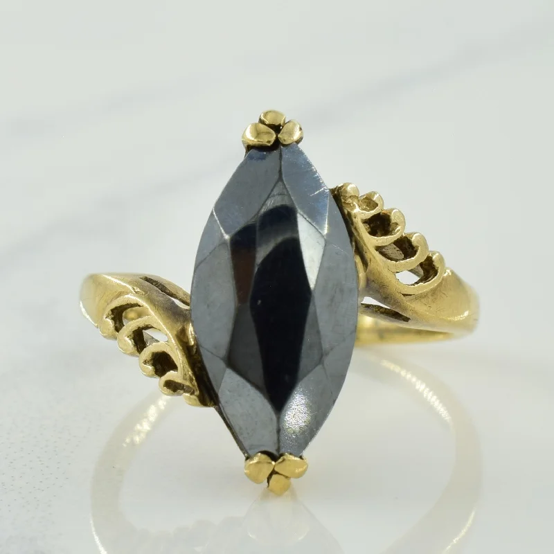 Luxury Handcrafted Jewelry For Elegant Looks Hematite Bypass Ring | 3.25ct | SZ 5 | Luxury Handcrafted Jewelry For Elegant Looks Hematite Bypass Ring | 3.25ct | SZ 5 |