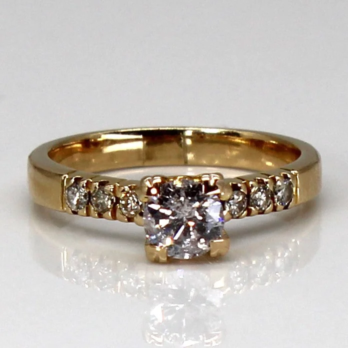 The Perfect Jewelry Piece At The Perfect Discount High Set Diamond 14k Ring | 0.58ctw | SZ 5.25 | The Perfect Jewelry Piece At The Perfect Discount High Set Diamond 14k Ring | 0.58ctw | SZ 5.25 |