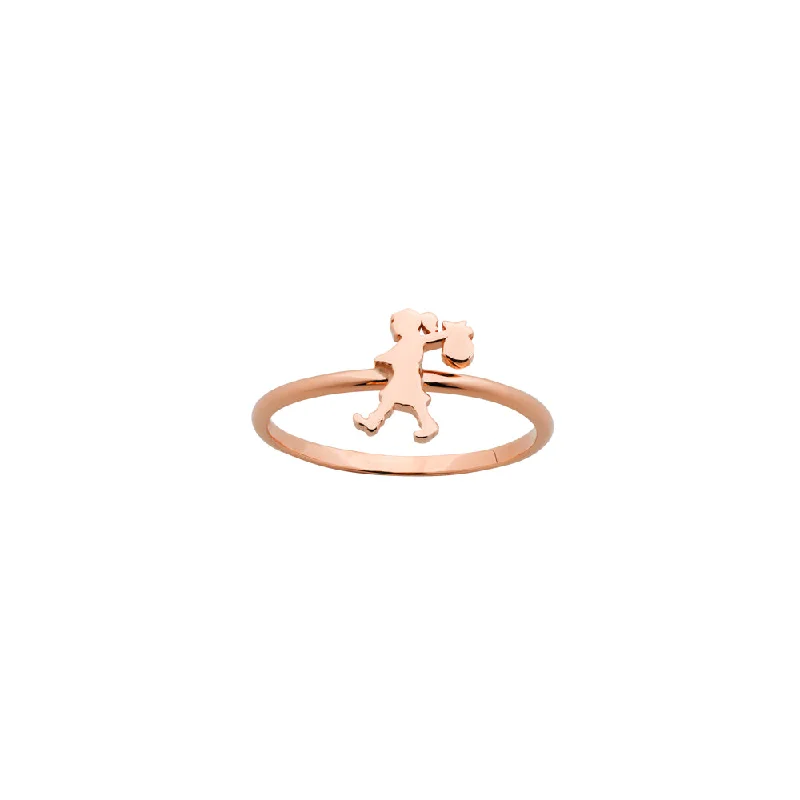 Handcrafted Beauty At Affordable Prices Karen Walker Mini Runaway Girl Ring - 9ct Rose Gold Handcrafted Beauty At Affordable Prices Karen Walker Mini Runaway Girl Ring - 9ct Rose Gold