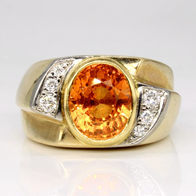Best Jewelry Deals – Shop Premium Pieces At Great Prices Mandarin Garnet & Diamond Cocktail Ring | 4.10ct, 0.16ctw | SZ 6.25 | Best Jewelry Deals – Shop Premium Pieces At Great Prices Mandarin Garnet & Diamond Cocktail Ring | 4.10ct, 0.16ctw | SZ 6.25 |