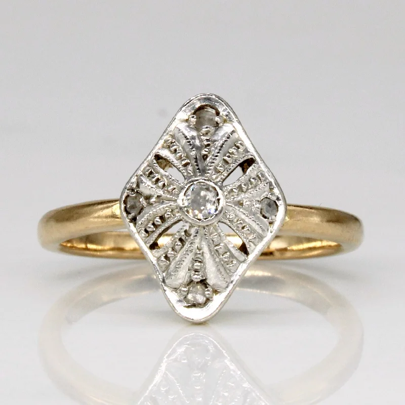 Sparkle More For Less – Jewelry Sale Happening Now Vintage 18k Modified Brilliant Cut Diamond Ring | 0.03ct | SZ 5.25 | Sparkle More For Less – Jewelry Sale Happening Now Vintage 18k Modified Brilliant Cut Diamond Ring | 0.03ct | SZ 5.25 |