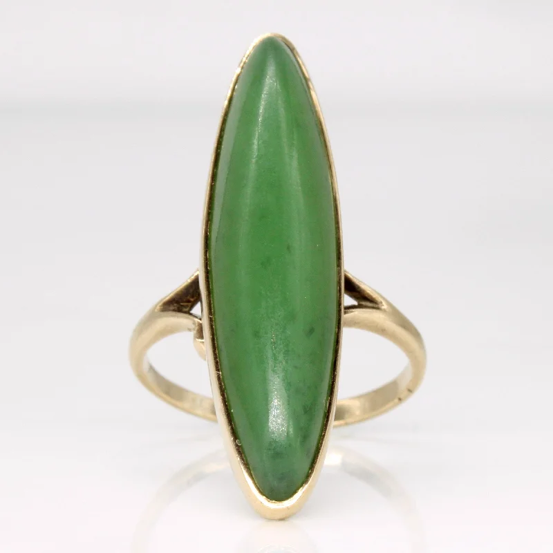 Elegant Jewelry Pieces At Unbelievable Prices Nephrite Jade Cocktail Ring | 11.50ct | SZ 7.75 | Elegant Jewelry Pieces At Unbelievable Prices Nephrite Jade Cocktail Ring | 11.50ct | SZ 7.75 |