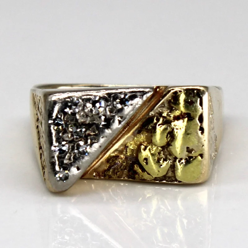 Shop Modern Jewelry Collections With Exclusive Discounts Offset Cluster Diamond Ring | 0.09ctw | SZ 7.5 |