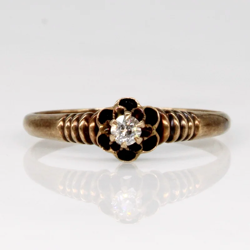 Luxury Jewelry At Unbeatable Discounts Old European Cut Diamond Ring | 0.06ct | SZ 5.5 |