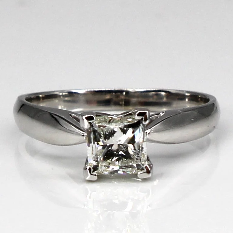 Big Savings On Your Favorite Jewelry Pieces Prong Set Solitaire Princess Canadian Diamond Ring | 1.00ct SI2 I-J | SZ 6 | Big Savings On Your Favorite Jewelry Pieces Prong Set Solitaire Princess Canadian Diamond Ring | 1.00ct SI2 I-J | SZ 6 |