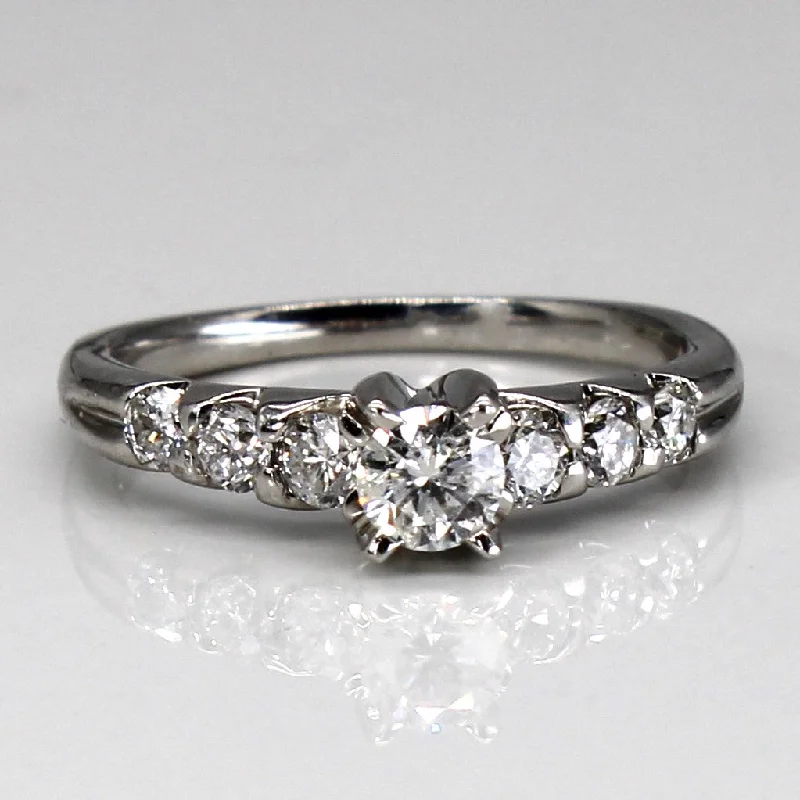Sparkle On A Budget – Fine Jewelry For Less Seven Stone Diamond 14k Ring | 0.82ctw | SZ 7.75 | Sparkle On A Budget – Fine Jewelry For Less Seven Stone Diamond 14k Ring | 0.82ctw | SZ 7.75 |