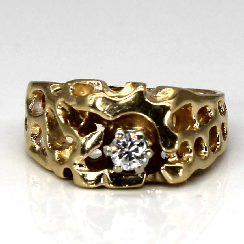 Once-A-Year Jewelry Sale – Grab Your Favorites Now Solitaire Diamond Textured 10k Ring | 0.23ct | SZ 9.5 | Once-A-Year Jewelry Sale – Grab Your Favorites Now Solitaire Diamond Textured 10k Ring | 0.23ct | SZ 9.5 |