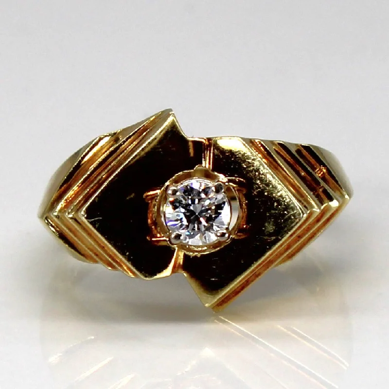 The Ultimate Jewelry Sale – Shop Premium Styles Geometric Solitaire Diamond 14k Ring | 0.20ct | SZ 6 | The Ultimate Jewelry Sale – Shop Premium Styles Geometric Solitaire Diamond 14k Ring | 0.20ct | SZ 6 |