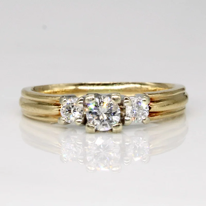 Trending Jewelry Now Available At Exclusive Prices Three Stone Diamond Ring | 0.30ctw | SZ 5 |