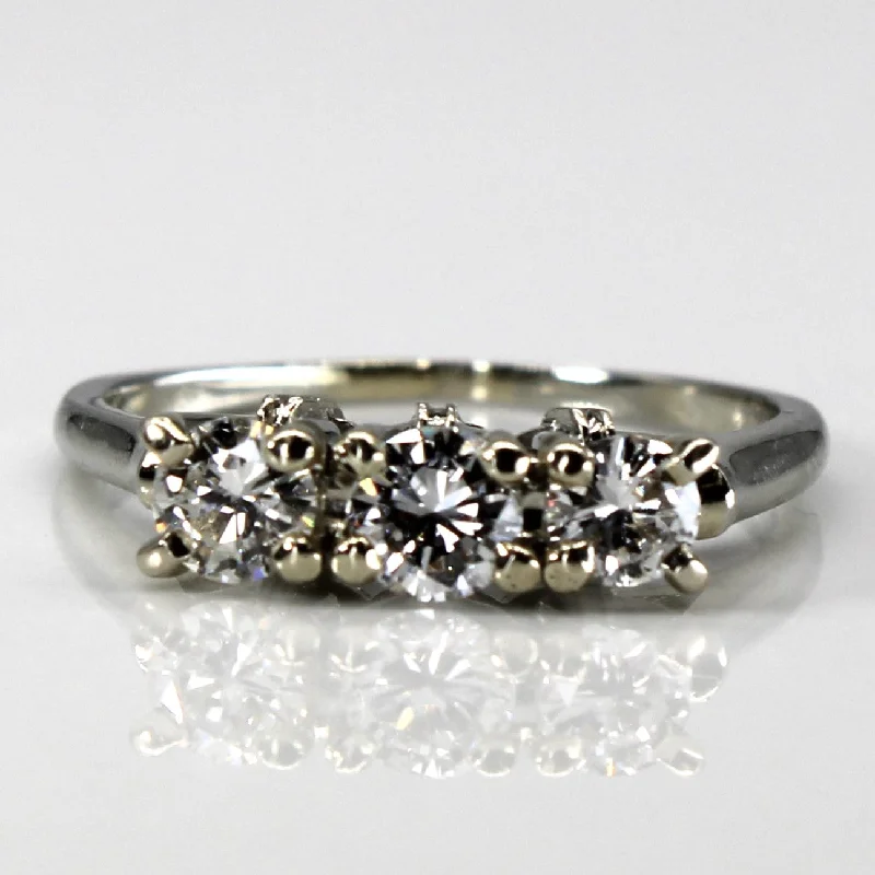 Stunning Statement Jewelry, Unbeatable Discounts Three Stone Diamond Ring | 0.75ctw | SZ 7.5 | Stunning Statement Jewelry, Unbeatable Discounts Three Stone Diamond Ring | 0.75ctw | SZ 7.5 |