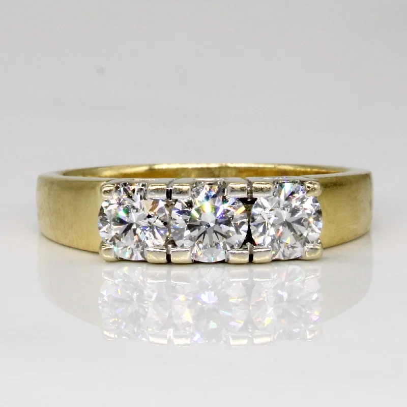 Flash Sale On Exquisite Jewelry – Don't Miss Out Three Stone Diamond Ring | 1.00ctw | SZ 7.25 |