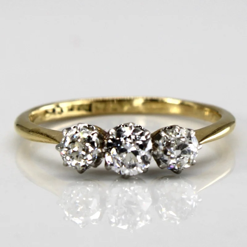 Unmissable Jewelry Clearance – Final Reductions Three Stone Diamond Vintage Ring | 0.46ctw | SZ 6.5 | Unmissable Jewelry Clearance – Final Reductions Three Stone Diamond Vintage Ring | 0.46ctw | SZ 6.5 |