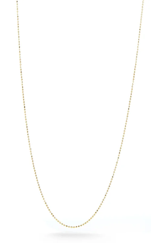 14K Gold Ball Chain Necklace