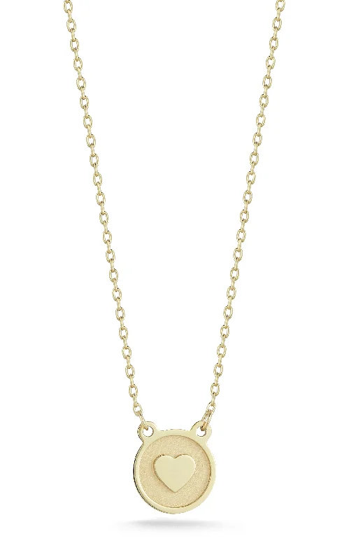 14K Gold Heart Necklace