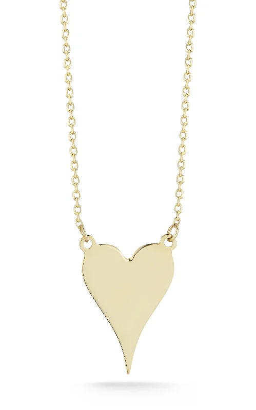 14K Gold Heart Necklace