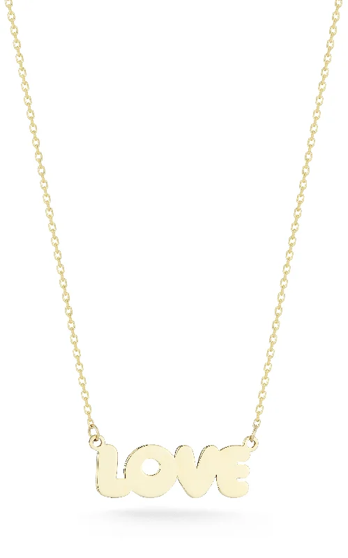 14K Gold Love Necklace