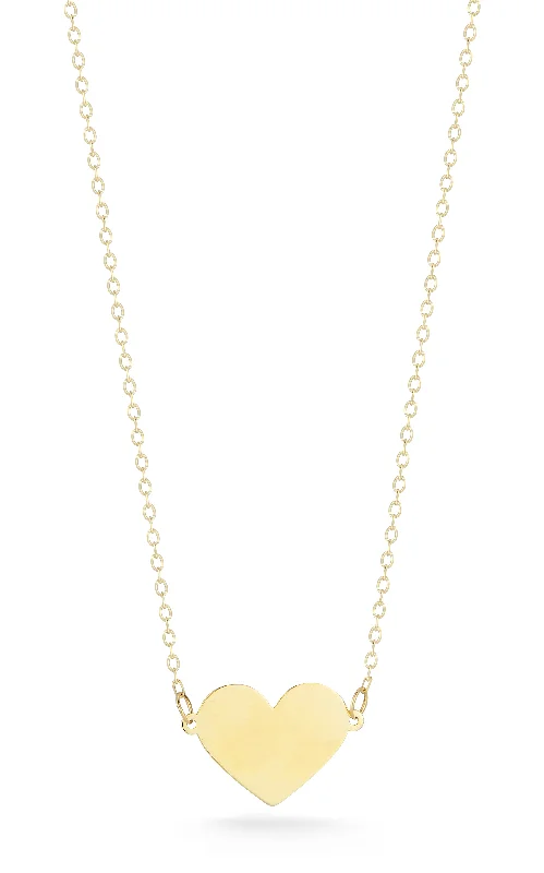 14K Italian Gold Heart Necklace