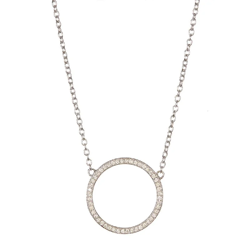 Adornia Adornia Circular Necklace silver