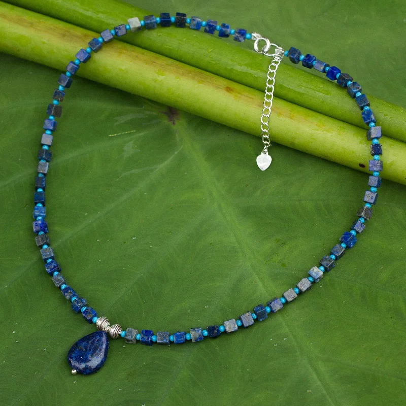 The Biggest Jewelry Sale Of The Year Is Here Blue Multi-Gem Beaded Necklace