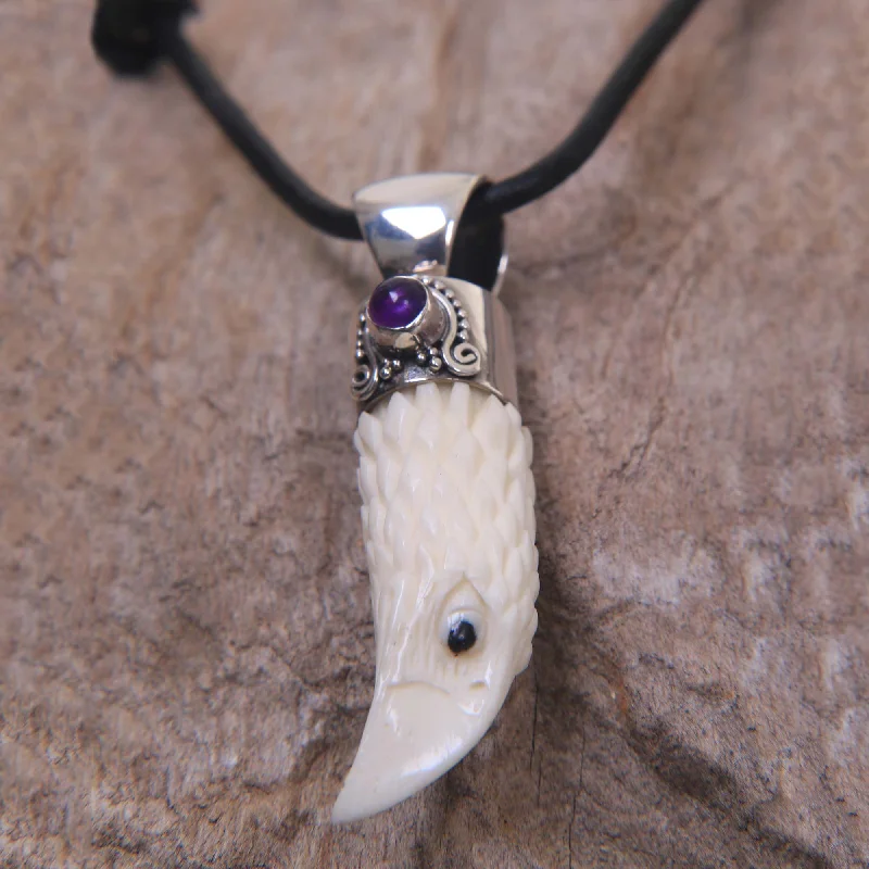 Must-Have Jewelry At Unbelievable Discounts Brave Eagle Hand Carved Men's Pendant Necklace