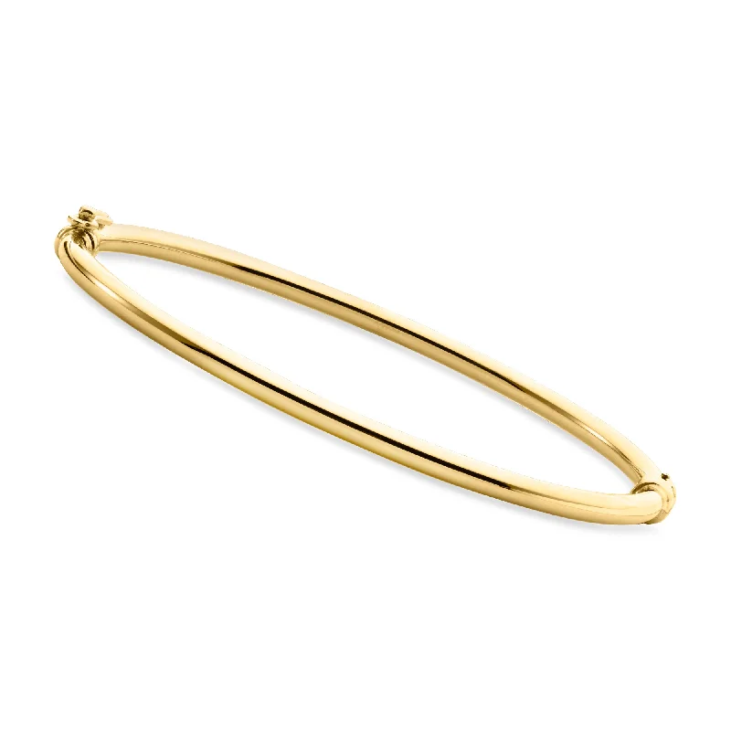 Limited Stock On Premium Jewelry At Low Prices Canaria Italian 10kt Yellow Gold Polished Bangle Bracelet