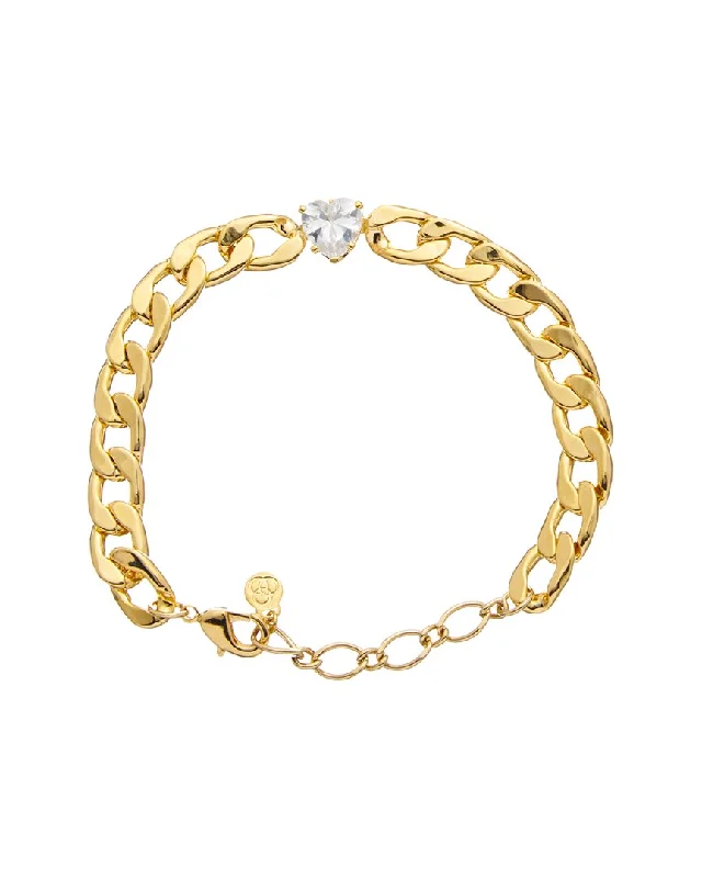 Cloverpost Gwen 14K Plated CZ Bracelet