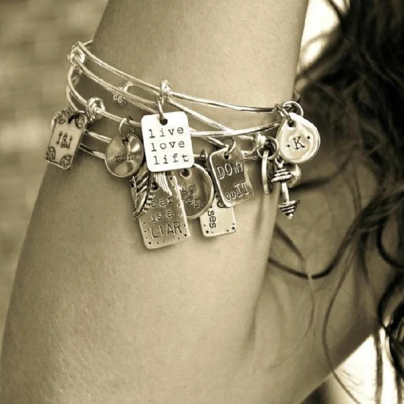 Shine Bright With Our Special Jewelry Promotions Custom Workout Charm Bracelet