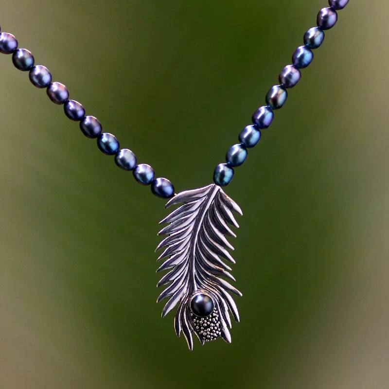 Flash Deals On Fine Jewelry – Shop Before It's Gone Dewdrops Black Pearl Silver Choker Necklace