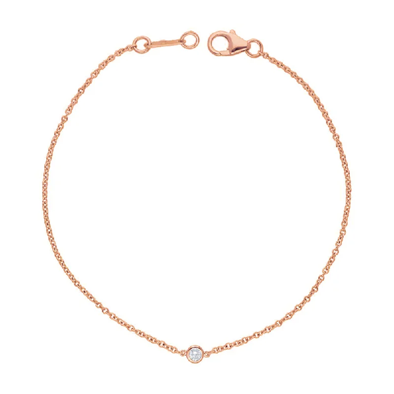 Limited-Time Offer On Elegant Jewelry Pieces Diana M. 0.50 Carat Diamond Chain Bracelet